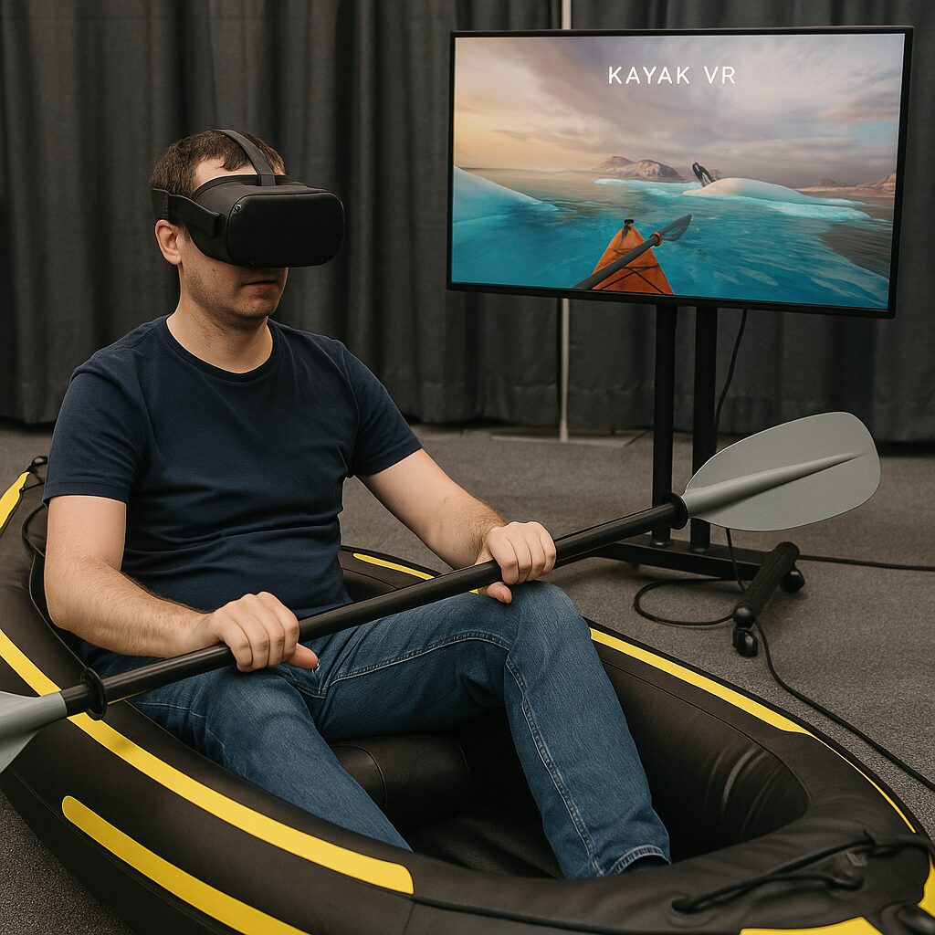 Kayak VR — interactive event activation by Gifie
